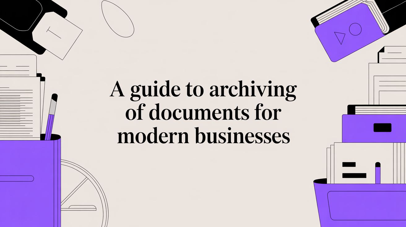 A Guide to the Archiving of Documents for Modern Businesses