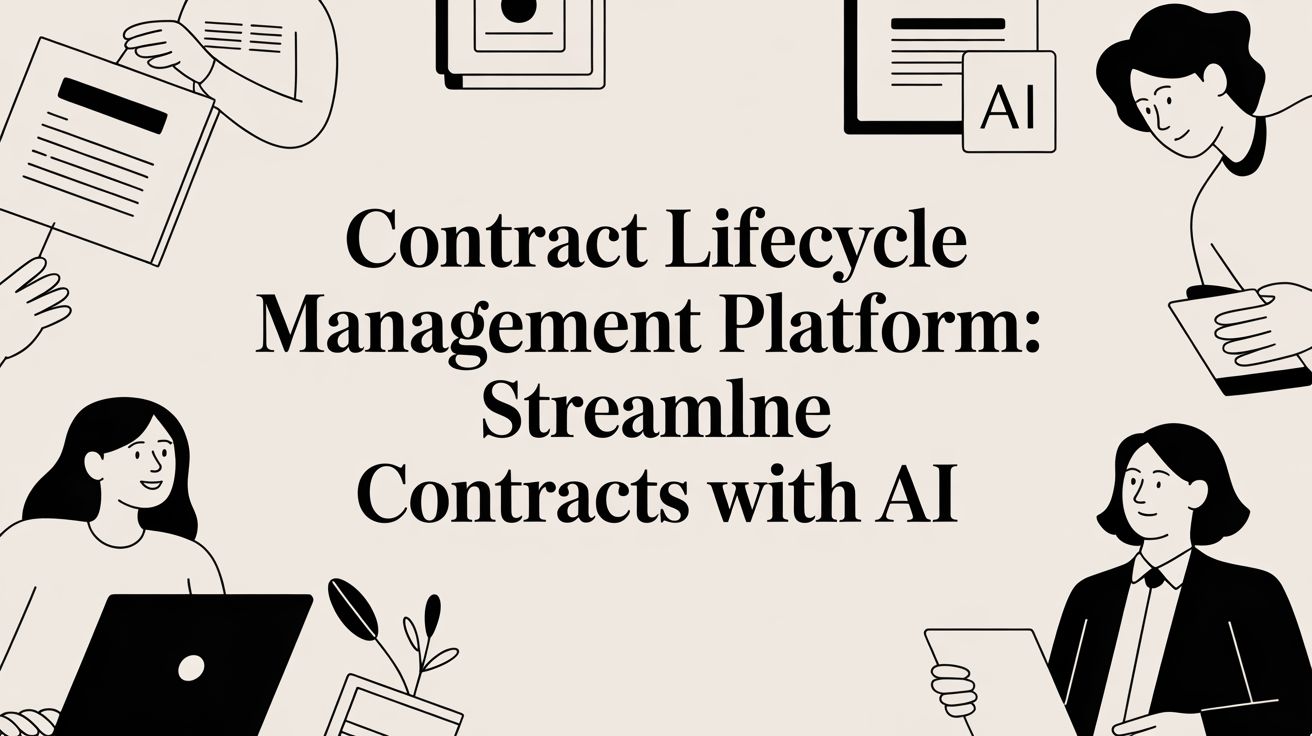 Contract Lifecycle Management Platform: Streamline Contracts with AI