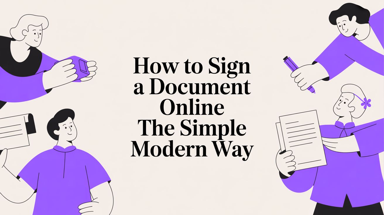 How to Sign a Document Online The Simple Modern Way