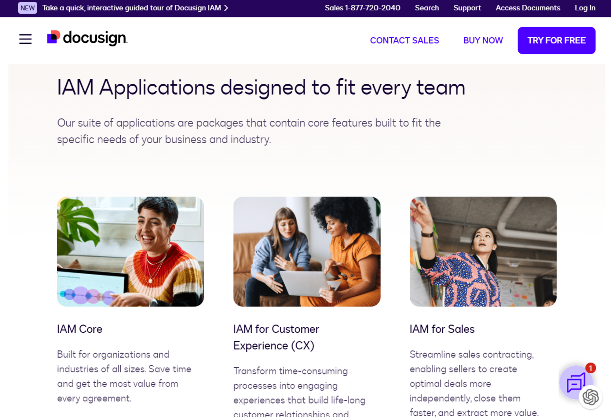 DocuSign IAM Applications designed to fit every team.