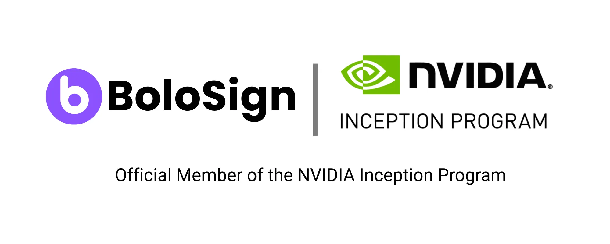 BoloSign Joins NVIDIA Inception Program